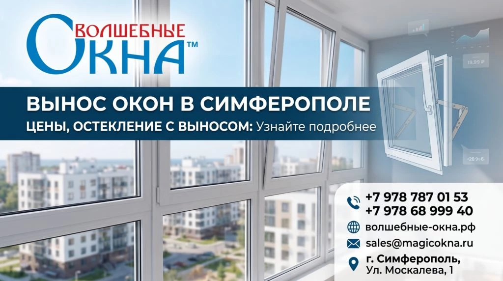 Вынос окон в Симферополе