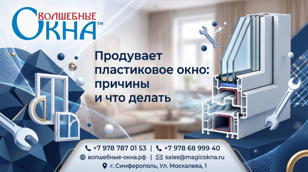 Продувает пластиковое окно причины и что делать